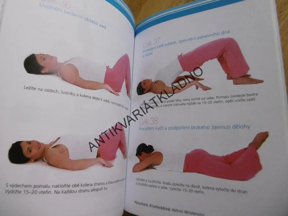 AKTIVNÍ TĚHOTENSTVÍ, HANKA KYNYCHOVÁ, PETRA KRUNTORÁDOVÁ, CVIČENÍ, STRAVA, POROD, KOJENÍ, **an