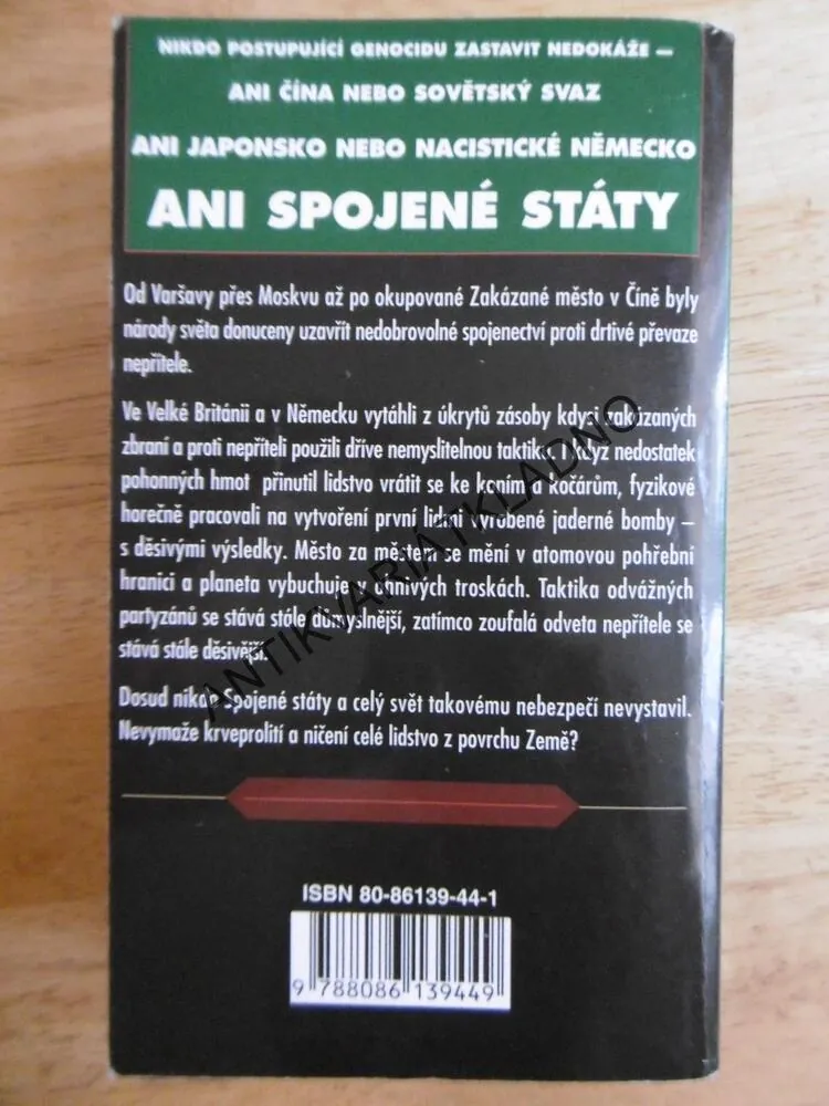 SVĚTOVÁLKA: ZVRÁCENÍ ROVNOVÁHY, HARRY TURTLEDOVE, **an