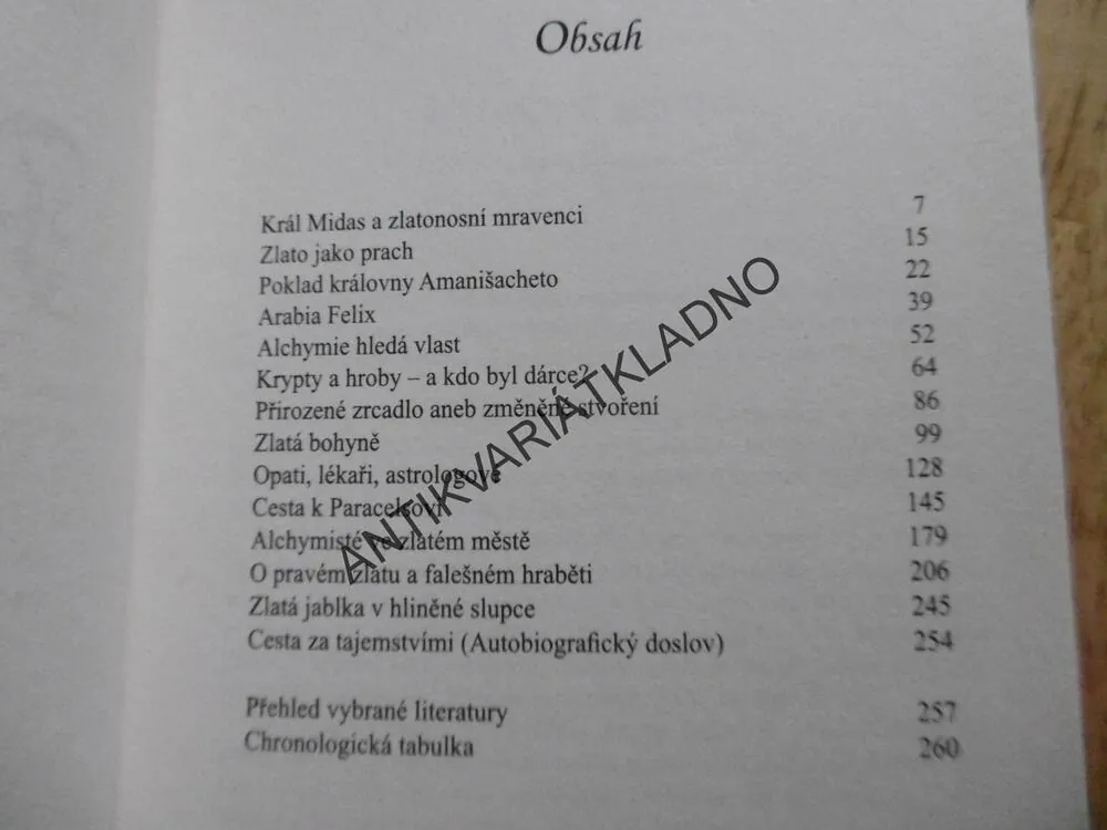 DĚJINY ALCHYMIE, HERMANN SCHREIBER, **an