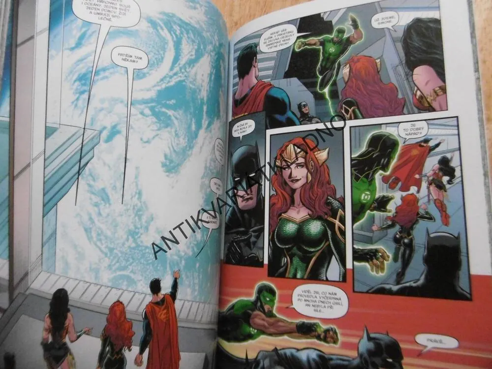 LIGA SPRAVEDLNOSTI, NEKONEČNO, KOMIKS DC, CREW 4., **an