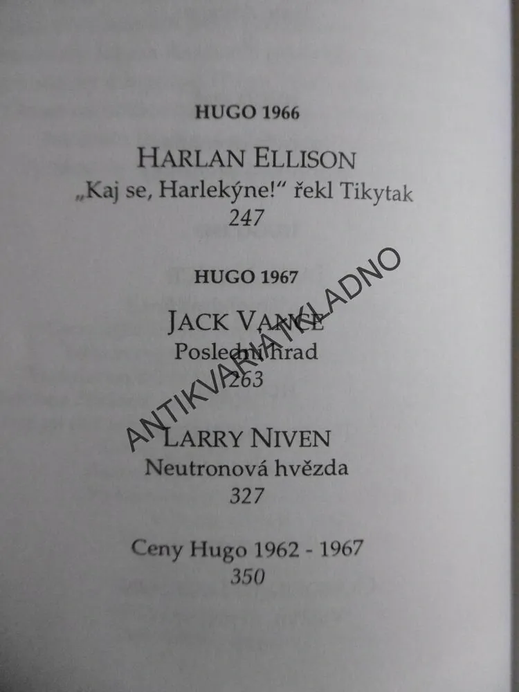 HUGO STORY 1962-1967, SCI-FI POVÍDKY, ISAAC ASIMOV AJ., **an