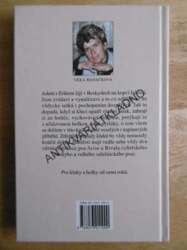 ADAMOVY A ERIKOVY ZÁŽITKY Z JALOVCE, VĚRA ŘEHÁČKOVÁ, **an