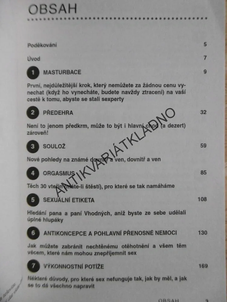 ŽHAVÝ SEX A JAK NA TO, TRACEY COXOVÁ, UČEBNICE SEXU, **an