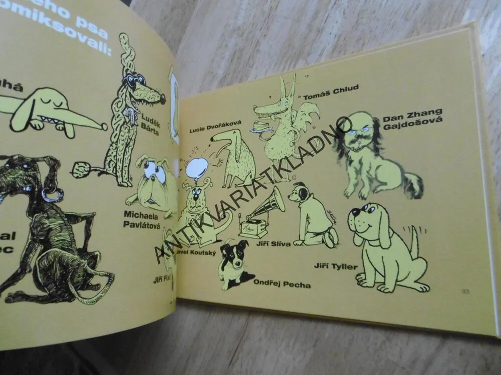PSÍ KNÍŽKA, ŽLUTÝ PES V OBRAZECH!, 30 LET ŽLUTÉHO PSA, **an