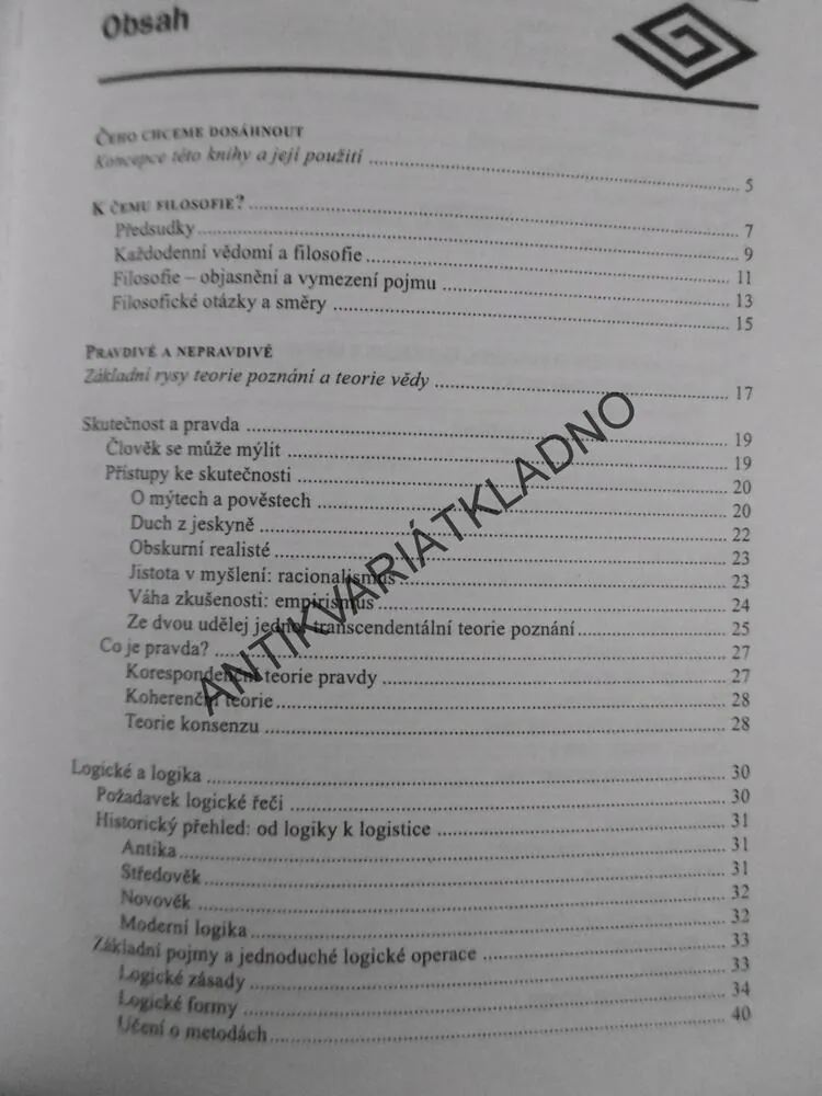 O MYŠLENÍ, ÚVOD DO FILOSOFIE, LIESSMANN, GERHARD ZENATY,