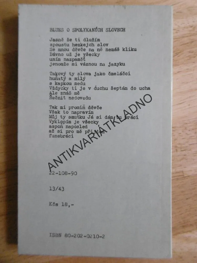 TEXT-APPEAL, JIŘÍ ŽÁČEK, EVA ŽÁČKOVÁ, 1984, **an