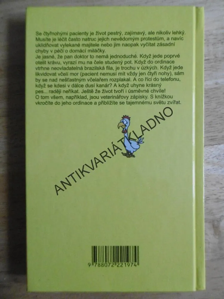 MOJI ČTYŘNOZÍ PACIENTI, HISTORKY O ZVÍŘATECH A ZVĚROLÉKAŘ, PAVOL FABIAN, **an
