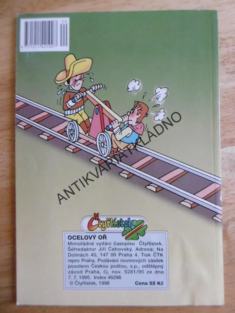 ČTYŘLÍSTEK - OCELOVÝ OŘ, ŠTÍPLOVÁ, NĚMEČEK, 8 PŘÍBĚHŮ Z 1971-72