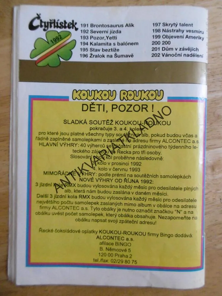 ČTYŘLÍSTEK 200 
