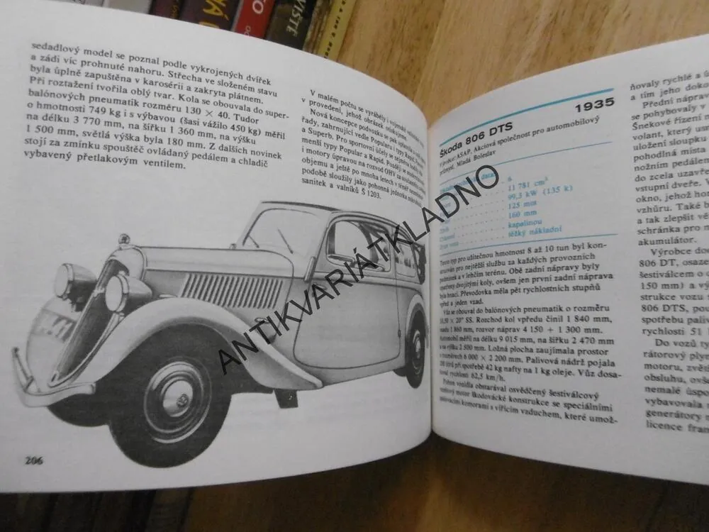 ATLAS NAŠICH AUTOMOBILŮ 3., 1929-1936, ADOLF KUBA, **an