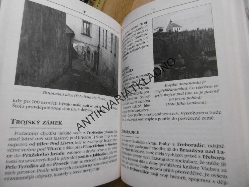 TAJEMNÉ PODZEMÍ 1. PRAHA, MILOŠ ŠTRAUB, JITKA LENKOVÁ, **an