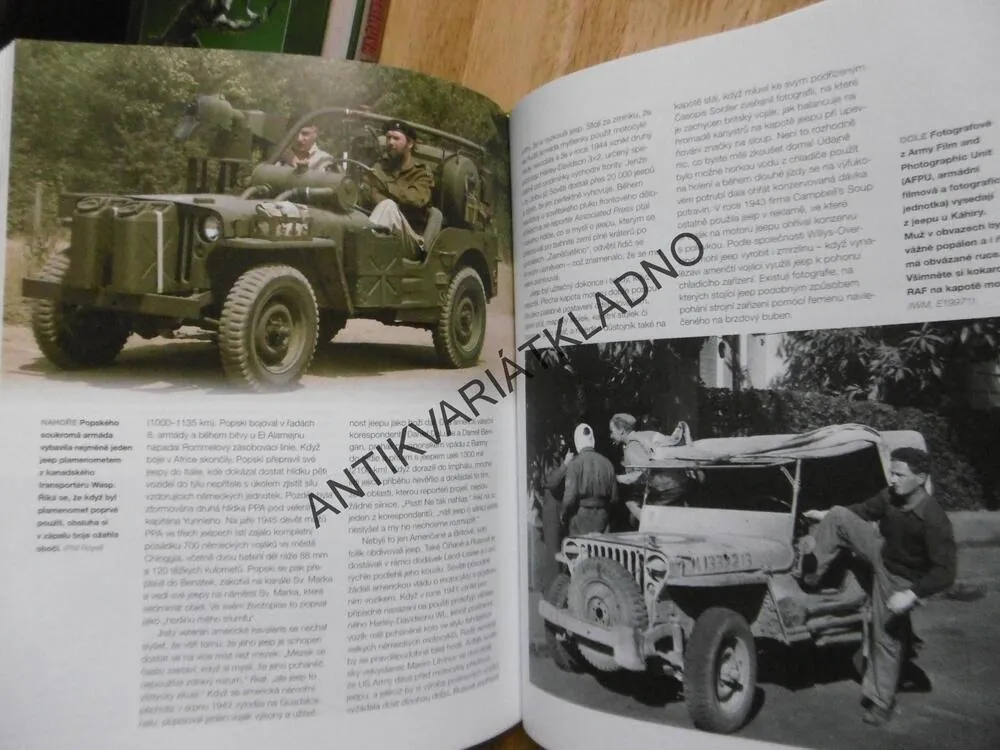 VOJENSKÝ JEEP, TYPY OD ROKU 1940, DOPRAVA, VÁLKA, **an