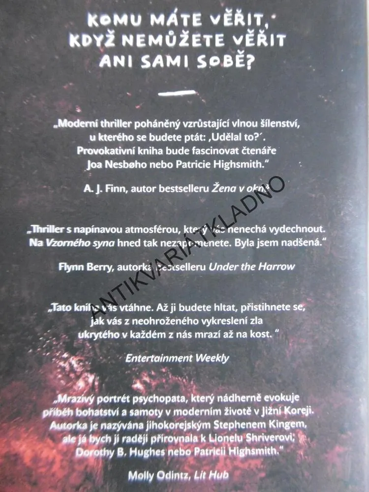 VZORNÝ SYN, ČONG JUDŽONG, **an