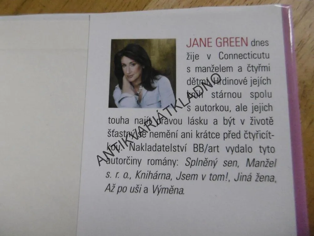 DRUHÁ ŠANCE, JANE GREEN, **an