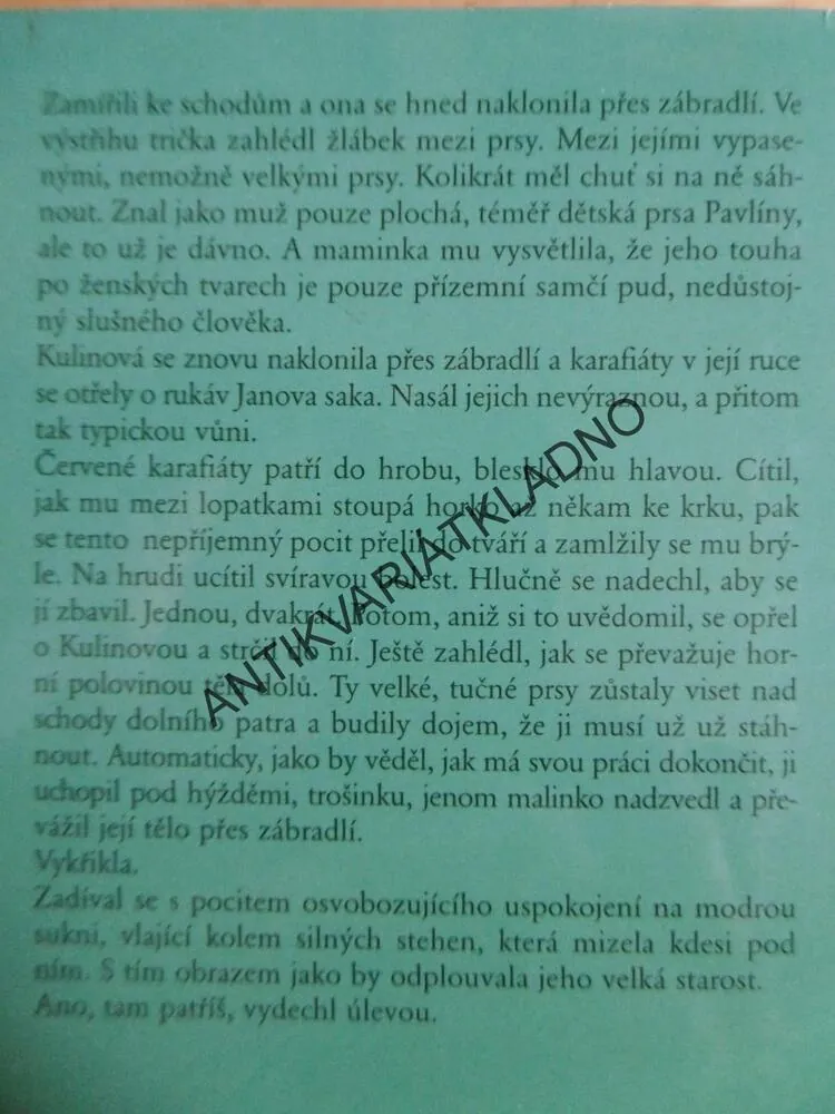OIDIPŮV NÁVRAT, ANNA HESSOVÁ, **an