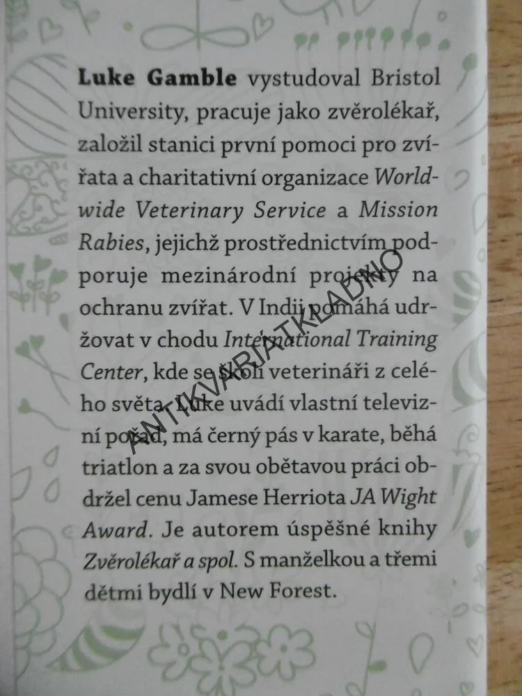 ZVĚROLÉKAŘ V DIVOČINĚ, LUKE GAMBLE,**an
