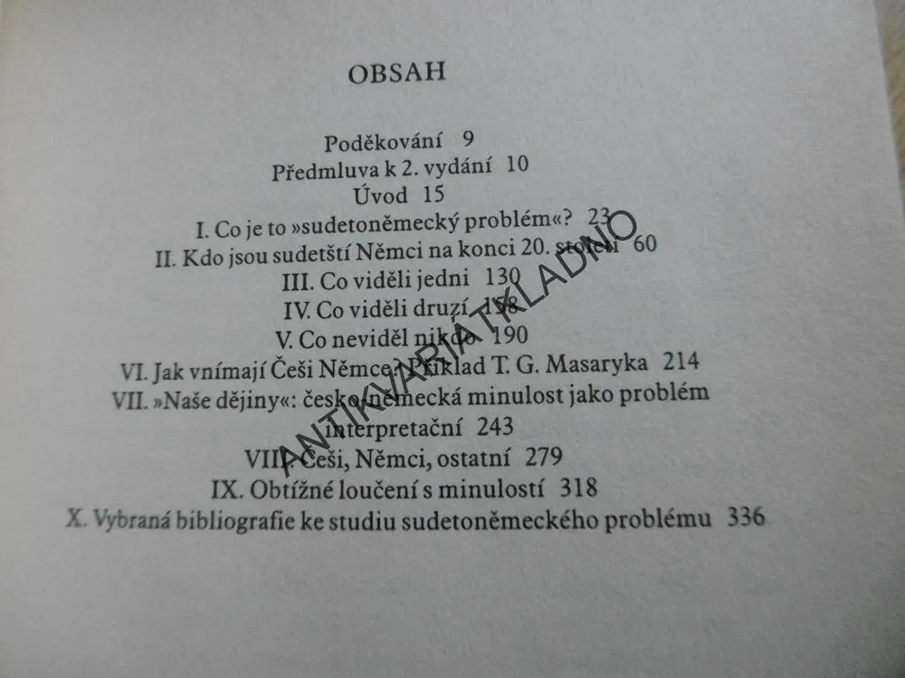 SUDETONĚMECKÝ PROBLÉM: OBTÍŽNÉ LOUČENÍ S MINULOSTÍ, EVA HAHNOVÁ, **an