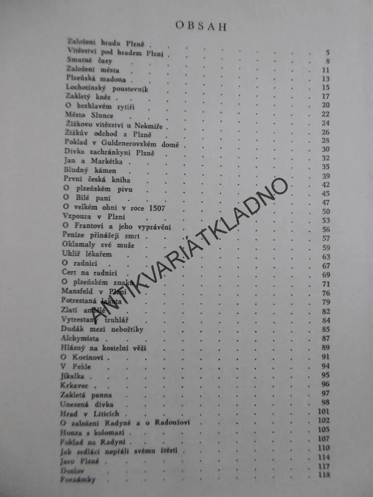 PLZEŇSKÉ POVĚSTI A LEGENDY, MILOSLAV BĚLOHLÁVEK, **an