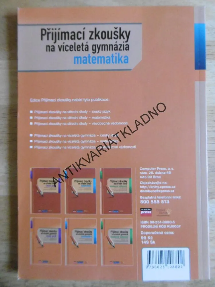 PŘIJÍMACÍ ZKOUŠKY NA VÍCELETÁ GYMNÁZIA MATEMATIKA