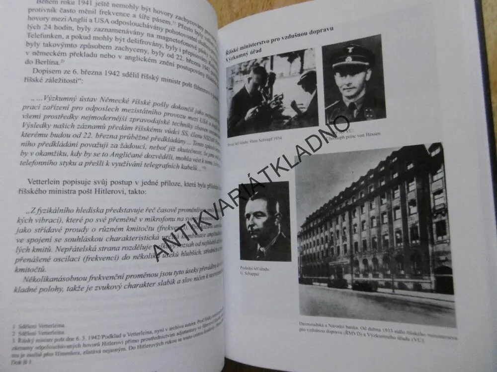 ... A NASLOUCHALI PRO HITLERA, ODPOSLOUCHÁVACÍ CENTRÁLY TŘETÍ ŘÍŠE, **an