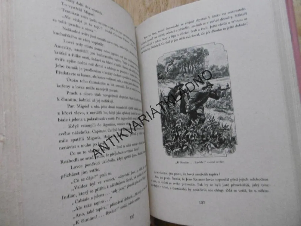 NA VLNÁCH ORINOKA, JULES VERNE, 1959, **an