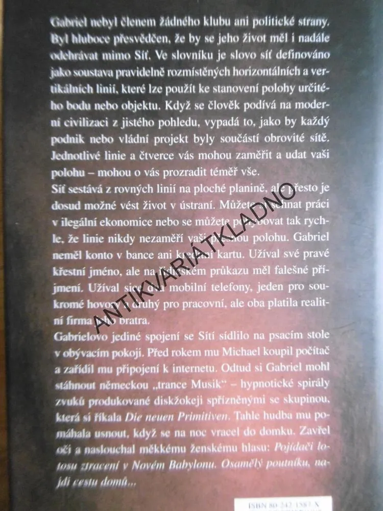 POUTNÍK, JOHN TWELVE HAWKS, **an