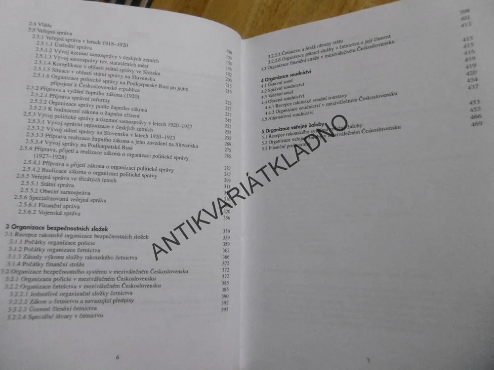 ORGANIZACE ČESKOSLOVENSKÉHO STÁTU V MEZIVÁLEČNÉM OBDOBÍ, 1918-1938, KAREL SCHELLE, **an