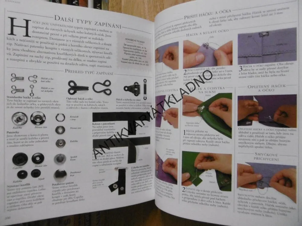 ENCYKLOPEDIE ŠITÍ, PRAKTICKÝ PRŮVODCE TECHNIKAMI ŠITÍ, **an