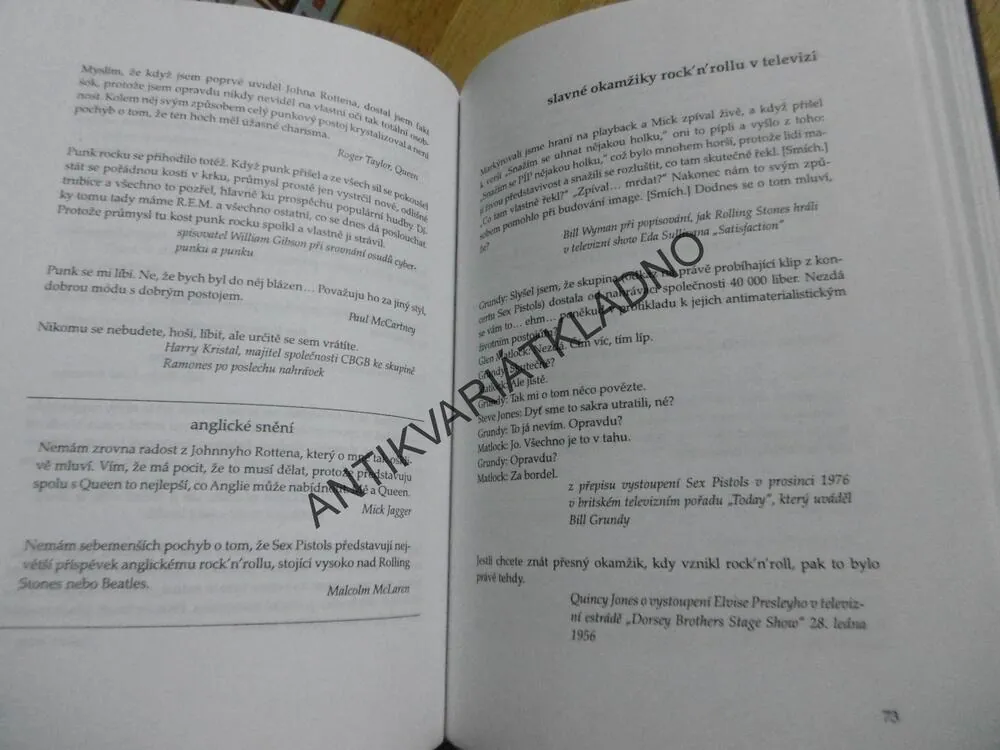 ROCKECY A ANEB KNIHA ROCKOVÝCH CITÁTŮ, JOE A JOHN J. KOHUTOVI, **an