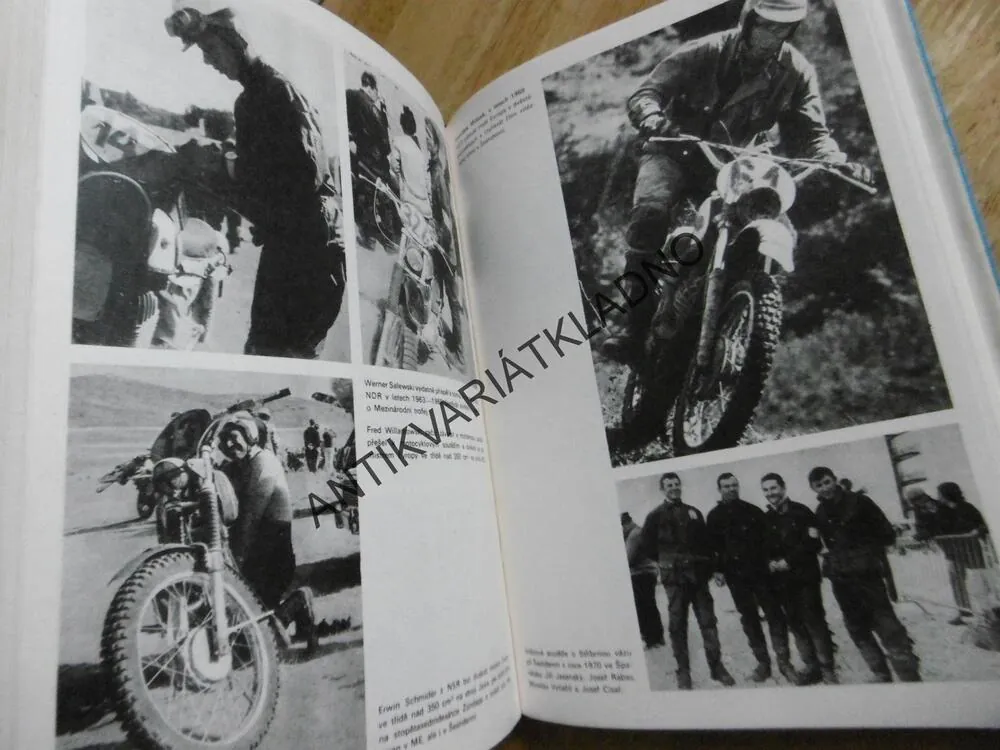 RYCHLÁ KOLA, KNIHA O MOTOCYKLOVÉM SPORTU, NOVOTNÝ, SKOŘEPA **an