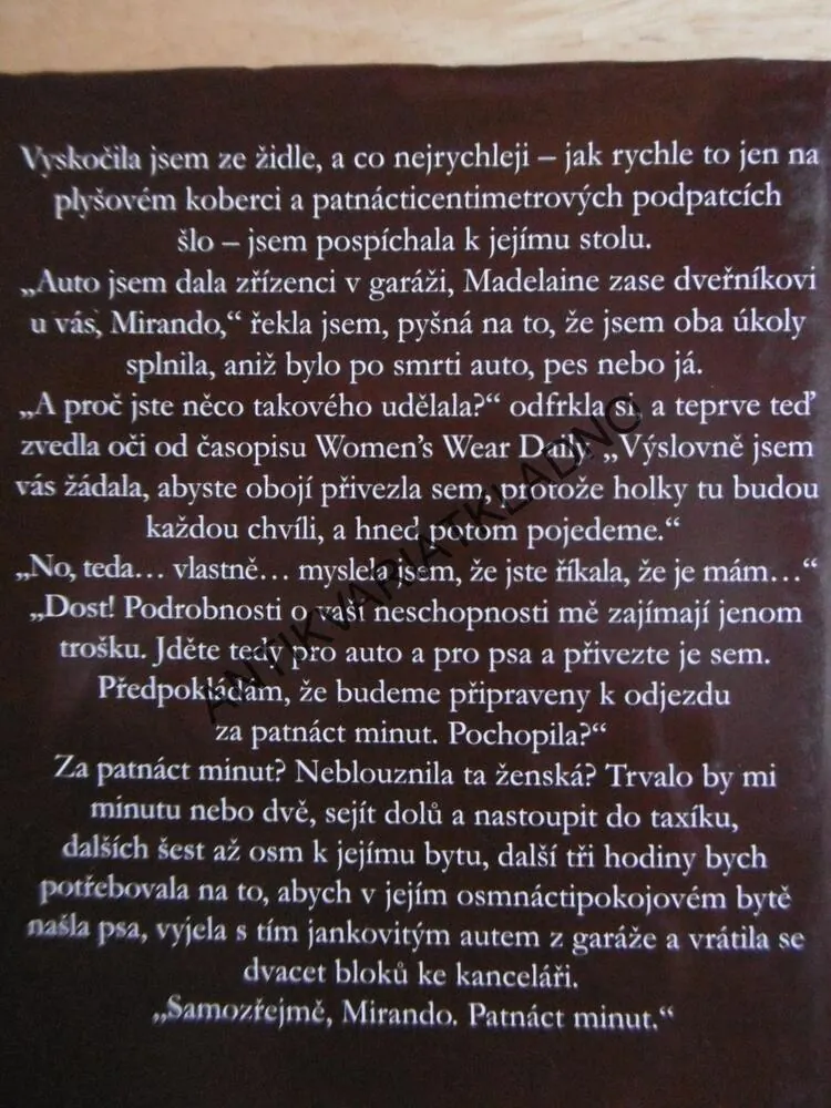 ĎÁBEL NOSÍ PRADU, LAUREN WEISBERGEROVÁ, **an