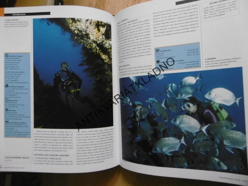 POTÁPĚČSKÉ RÁJE SVĚTA, PRŮVODCE 60 MÍSTY SVĚTA, **an