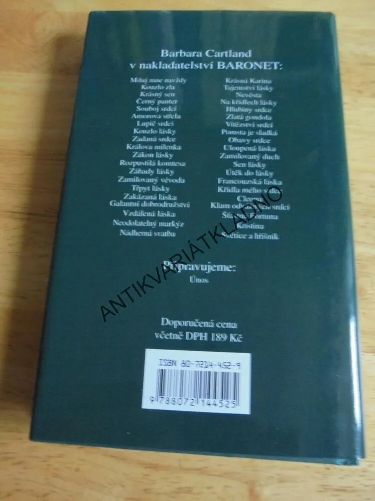 SVĚTICE A HŘÍŠNÍK, BARBARA CARTLAND, CARTLANDOVÁ