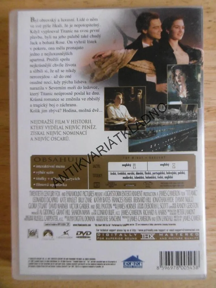 TITANIC, DVD FILM 
