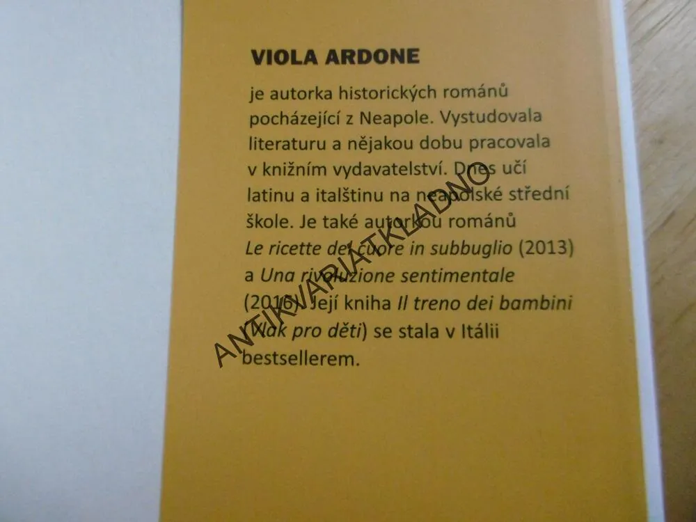 VLAK PRO DĚTI, VIOLA ARDONE, **an