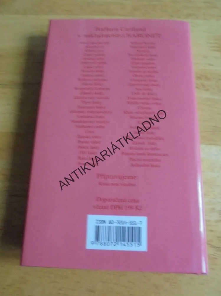 JEDINEČNÁ SRDCE, BARBARA CARTLAND, CARTLANDOVÁ