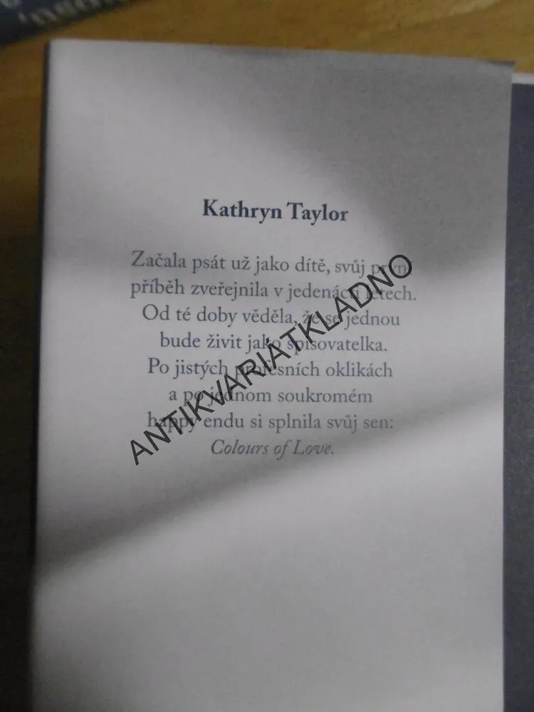 BARVY LÁSKY, ZTRACENÁ, KATHRYN TAYLOR, **an
