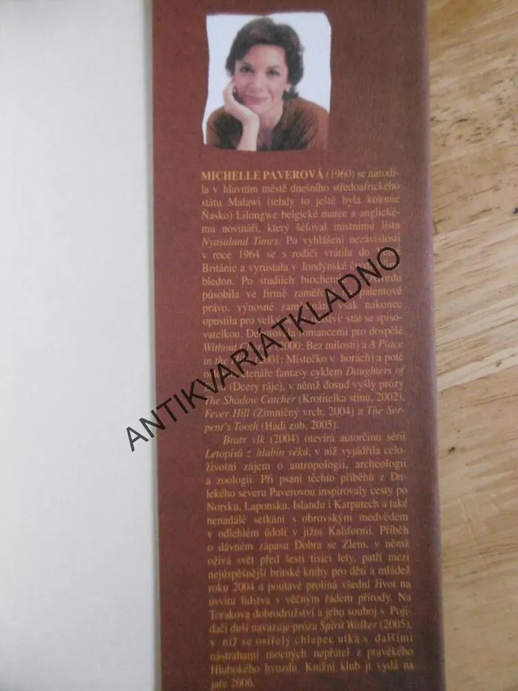 BRATR VLK, LETOPISY Z HLUBIN VĚKŮ, MICHELLE PAVEROVÁ, **an