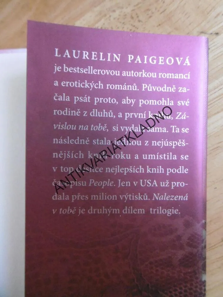 NALEZENÁ V TOBĚ, LAURELIN PAIGEOVÁ, EROTIKA, **an