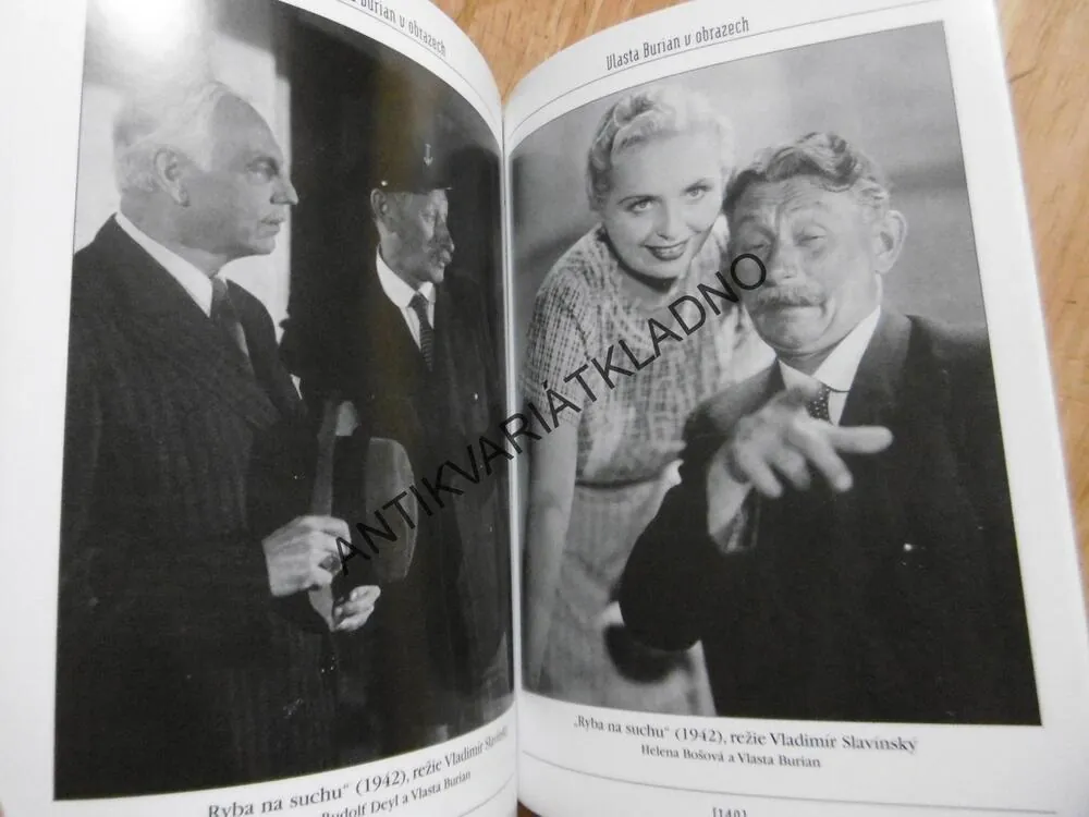 VLASTA BURIAN V OBRAZECH, MILAN WOLF, HEREC, FILM, **an