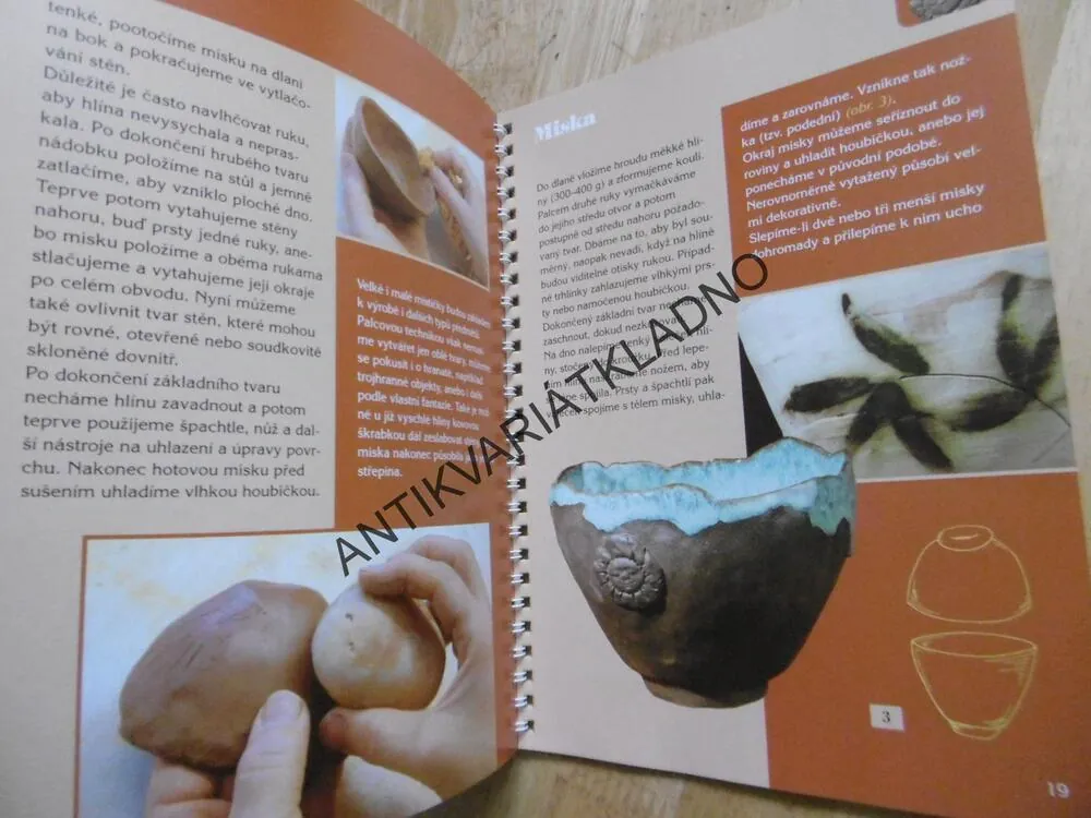 KERAMIKA 1., BEZ HRNČÍŘSKÉHO KRUHU, 25 NÁVODŮ, PLACÁKOVÁ, **an