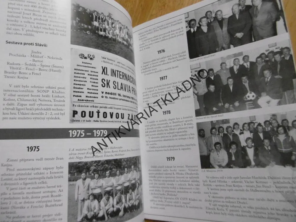 90 LET BUŠTĚHRADSKÉ KOPANÉ, FOTBAL, SPORT, 1919-2009, KLADNO, 