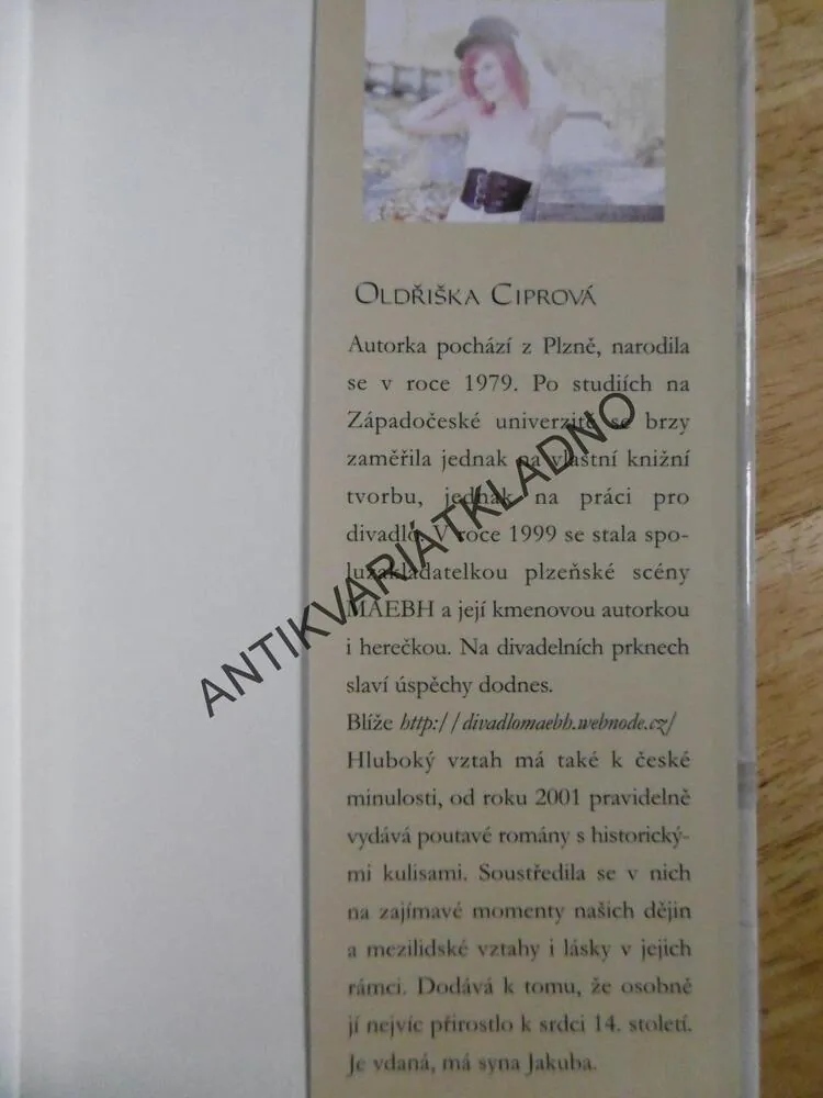 KNĚŽNA IDA, PAST NA ČESKÉHO KNÍŽETE, OLDŘIŠKA CIPROVÁ, **an