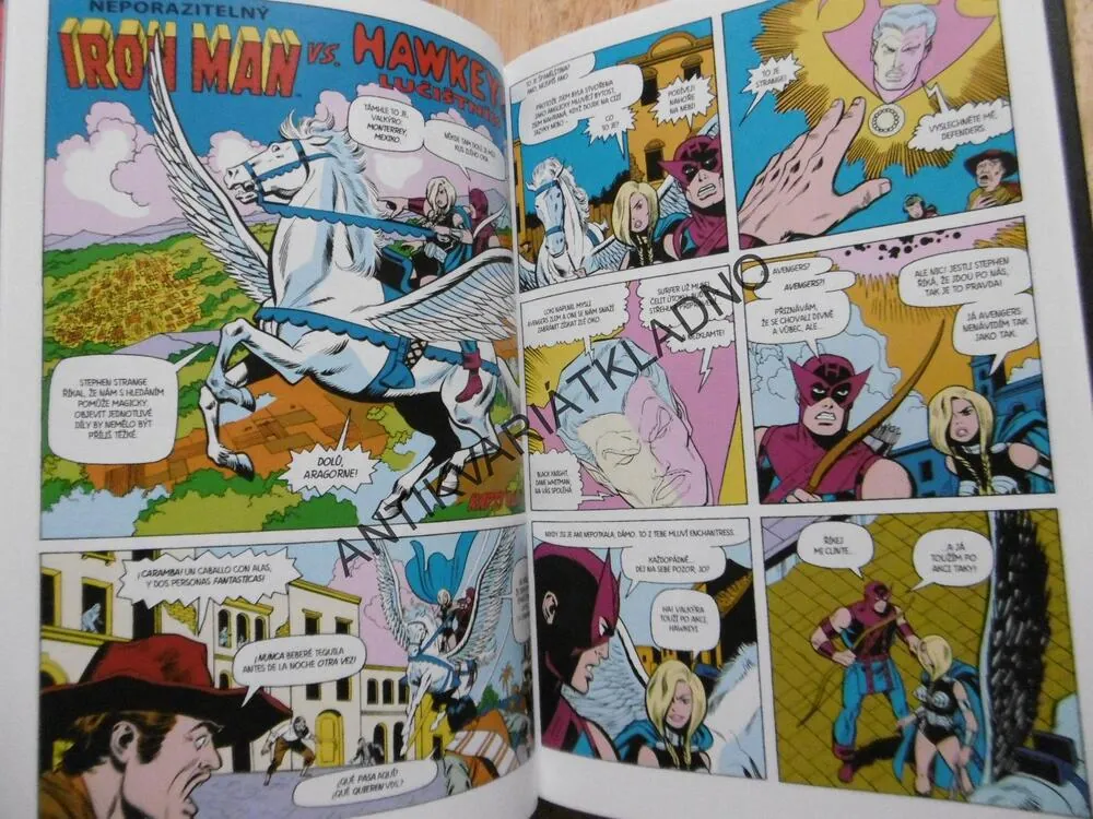 VÁLKA AVENGERS PROTI DEFFENDERS, KOMIKS, MARVEL 110., **an
