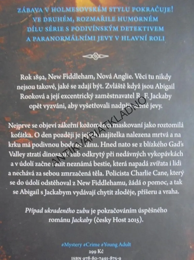 PŘÍPAD UKRADENÉHO ZUBU, WILLIAM RITTER