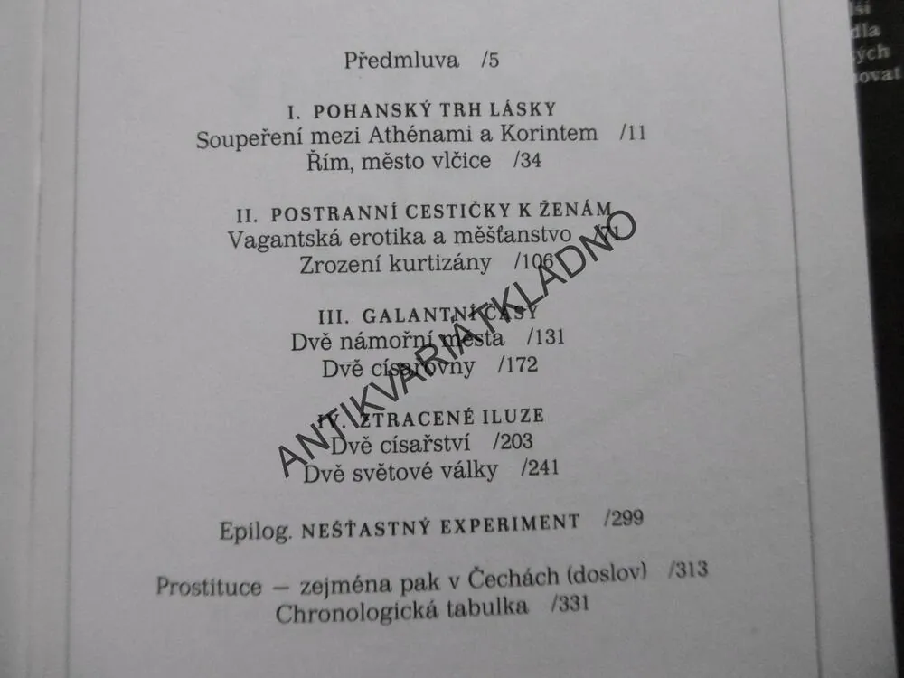 NEJSTARŠÍ ŘEMESLO, LUJO BASSERMANN, KULTURNÍ DĚJINY PROSTITUCE, **an