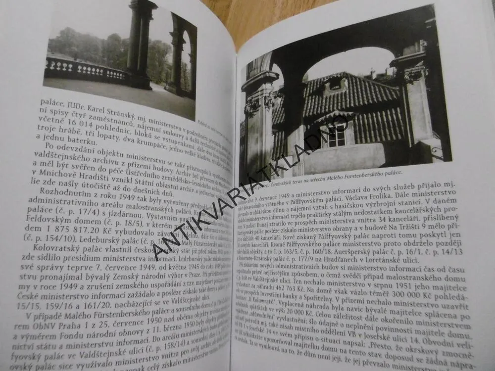 XX. STOLETÍ V KOLOVRATSKÉM A VALDŠTEJNSKÉM PALÁCI, **an