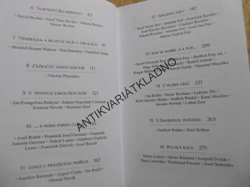 UTAJENÉ OSOBNOSTI ČESKÝCH DĚJIN, JAN. A. NOVÁK,, **an