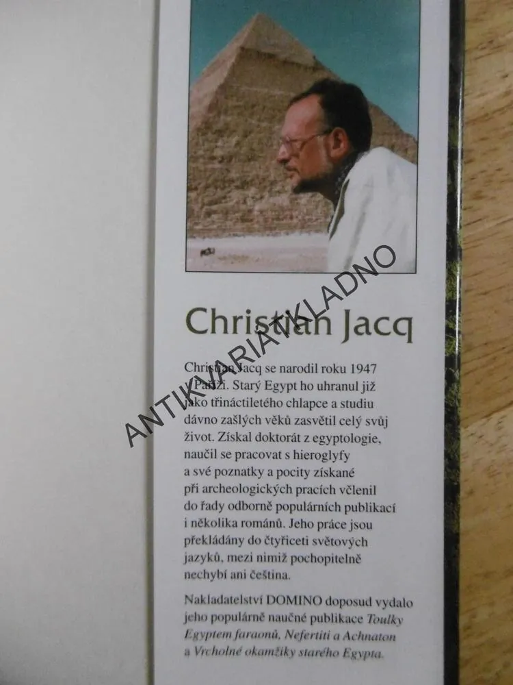 VELKÝ MUDRCI STARÉHO EGYPTA, CHRISTIAN JACQ, **an