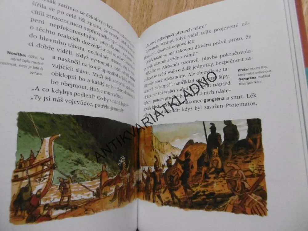 PO STOPÁCH ALEXANDRA VELIKÉHO, DASVIDSONOVÁ, HEINRICH, ALEXANDR VELIKÝ, **an